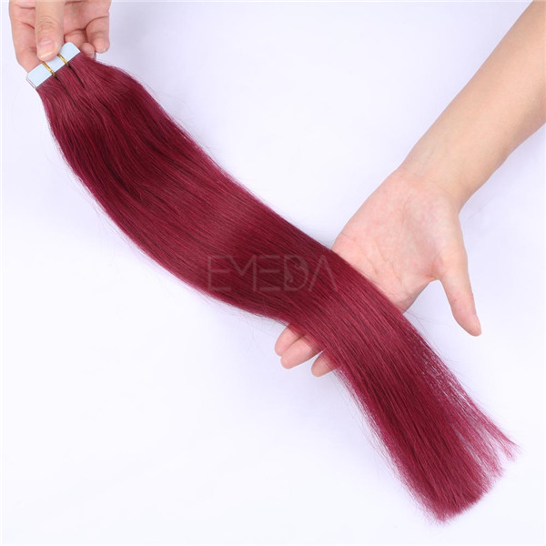 Human Remy Hair Extensions Tape in LJ062
